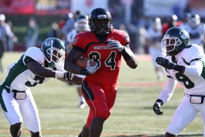 (Photo courtesy of UCM Photo Services) Former Mule DeMarco Cosby was signed to the Kansas City Chiefs’ practice squad in November.