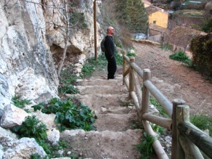 (Courtesy photo) Walking the rugged ancient paths.