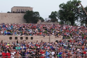 (By Andrew Mather, digitalBURG) Thousands of people, young and old, gathered in front of Union Station and the Liberty Memorial for the 11th Annual Celebration at the Station on Sunday evening.