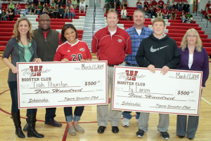 (From left) Susan Thurston, JT Thurston, Tiah Thurston, Adam Horn, Eric Larsen, Ty Larsen, Heidi Larsen. (Photo by Tami Classen)