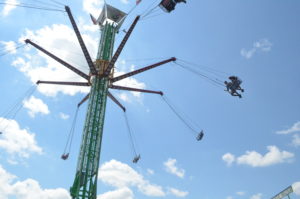 The carnival midway is open every day durning the Missouri State Fair's 10-day run. 