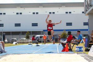 PHOTO SUBMITTED BY UCM ATHLETICS MEDIA RELATIONS Senior Katie Cassidy was an All-American in the indoor pentathlon and indoor 4x400m relay in 2015-16.